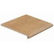Ступень флорентинер рядовая Exagres Vega Ocre, Peldano Flor 330x330x30x12 mm, C2 (4шт./уп.)